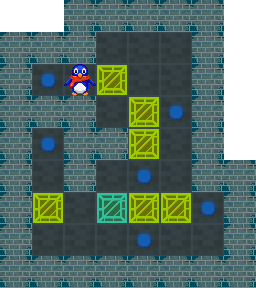A Sokoban puzzle